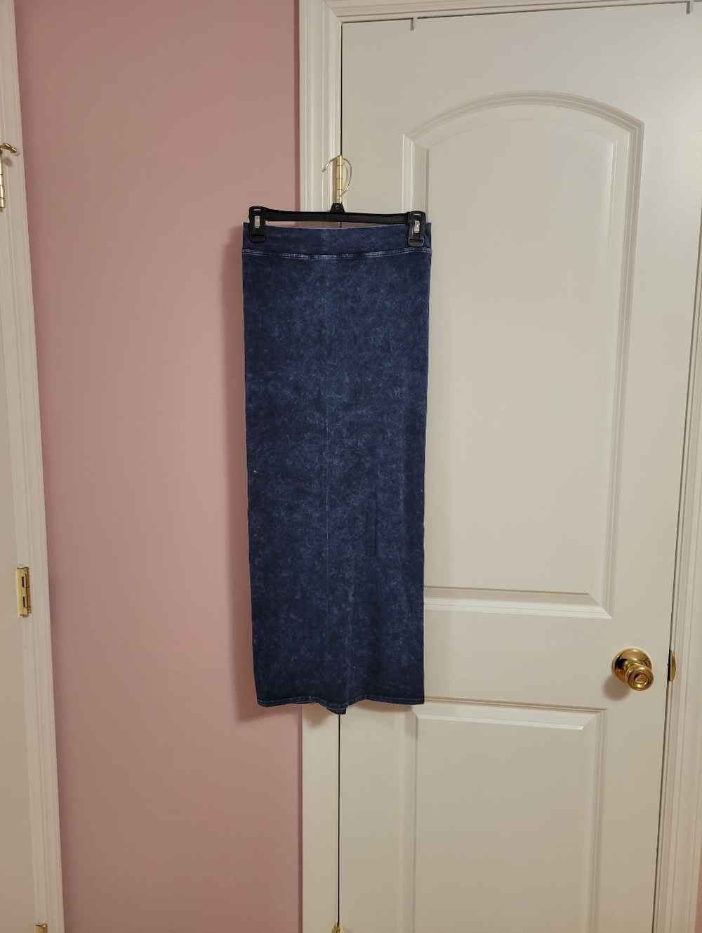 Girls Hard Tail Forever Denim Wash Maxi Skirt- L- 7-14 - Casual, Classic, Modest